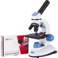 United Scope. AMSCOPE-KIDS 40X-400X Dual Illumination Microscope for Kids, Blue M50-B14